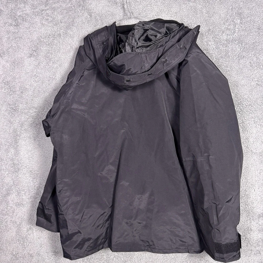 Tru-Spec ECWCS H2O Proof Black Parka Hooded Mens XL Nylon Jacket NEW 3 in 1